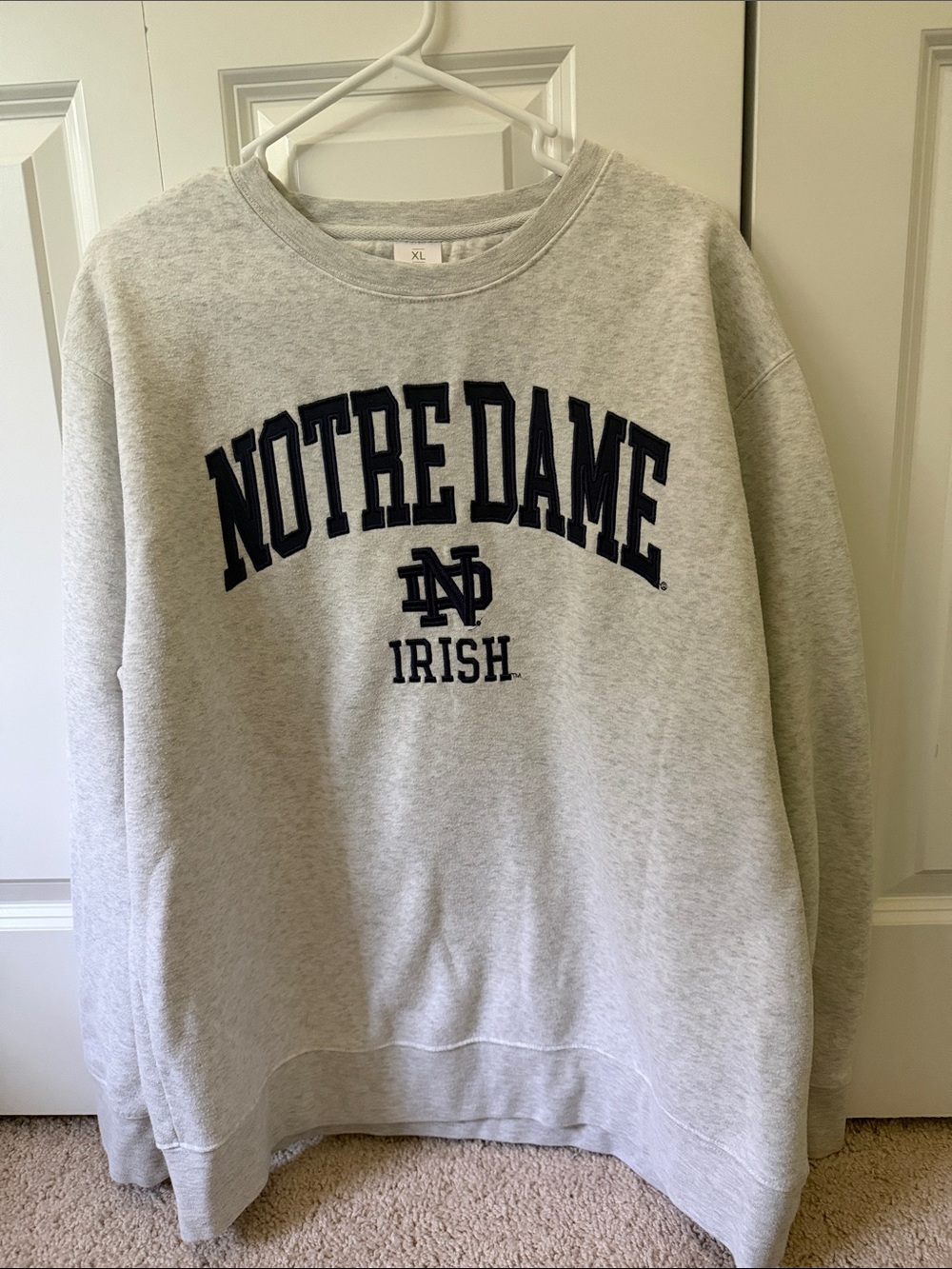 Notre Dame sweatshirt Gray Crewneck